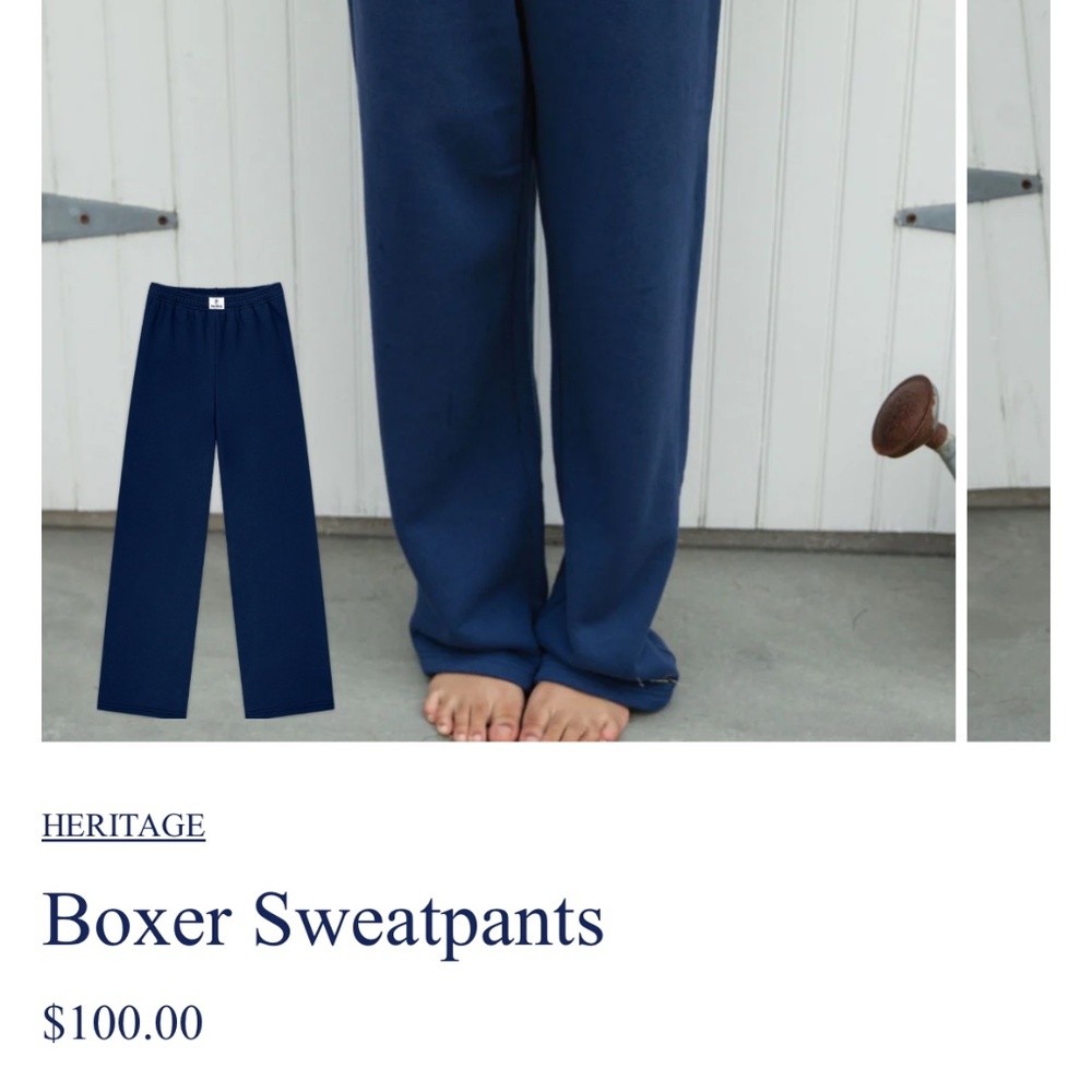 Parke Denim Boxer Sweatpants